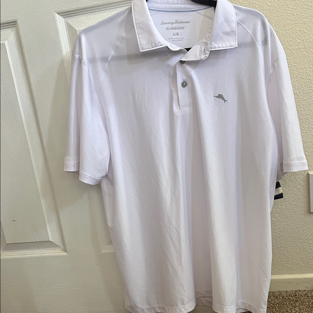 Tommy Bahama Classic White Polo Shirt